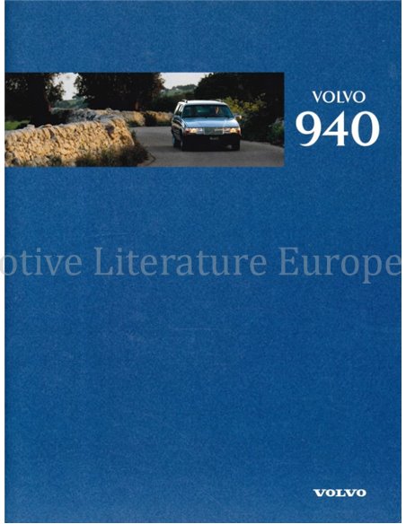 1996 VOLVO 940 BROCHURE NEDERLANDS