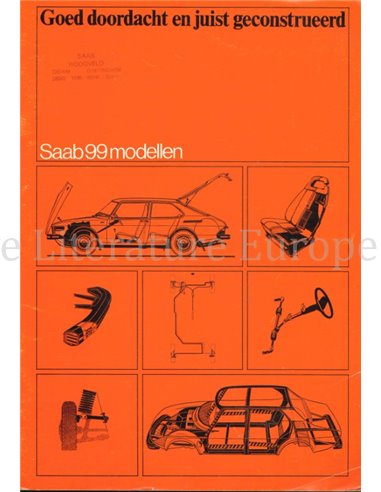1977 SAAB 99 PROSPEKT NIEDERLANDISCH