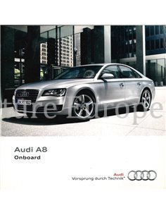 2011 AUDI A8 OWNERS MANUAL (ONBOARD) MULTILINGUAL