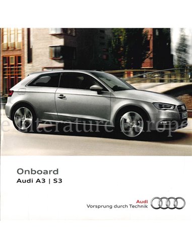 2014 AUDI A3 | S3 OWNERS MANUAL (ONBOARD) MULTILINGUAL