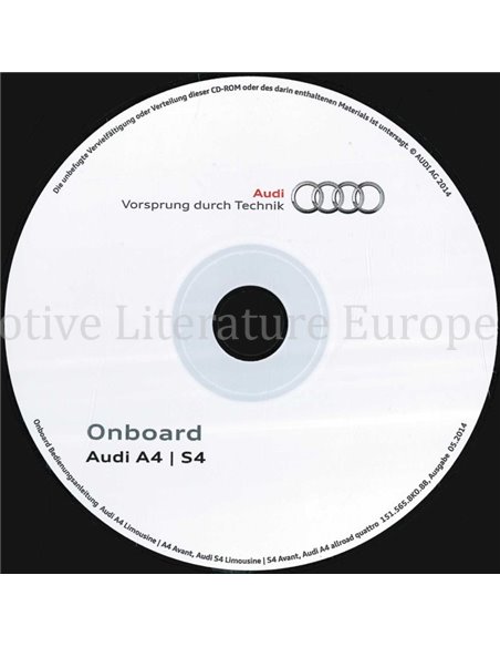 2014 AUDI A3 | S3 INSTRUCTIEBOEKJE (ONBOARD) MEERTALIG