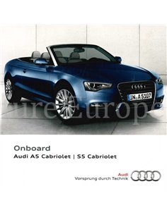 2013 AUDI A5 | S5 CABRIO INSTRUCTIEBOEKJE (ONBOARD) MEERTALIG