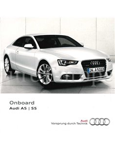 2012 AUDI A5 | S5 SPORTBACK INSTRUCTIEBOEKJE (ONBOARD) MEERTALIG