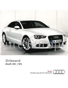 2013 AUDI A5 | S5 INSTRUCTIEBOEKJE (ONBOARD) MEERTALIG