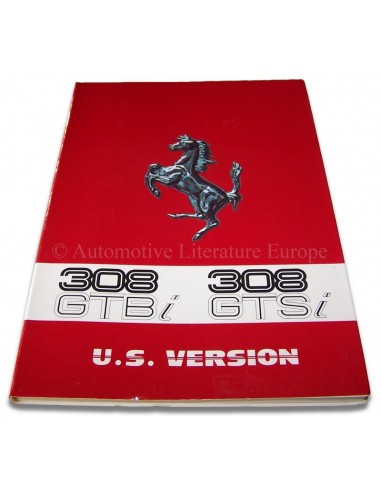 1981 FERRARI 308 GTSI & GTBI INSTRUCTIEBOEKJE US EDITIE 216/81