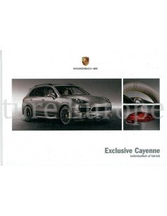 2013 PORSCHE CAYENNE EXCLUSIVE HARDCOVER BROCHURE NEDERLANDS