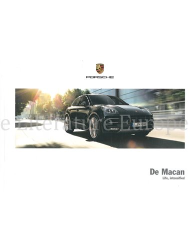 2016 PORSCHE MACAN HARDCOVER PROSPEKT NIEDERLÄNDISCH