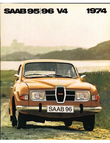1974 SAAB 95 | 96 V4 PROSPEKT NIEDERLÄNDISCH