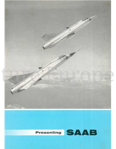 1962 SAAB VLIEGTUIGEN BROCHURE NEDERLANDS