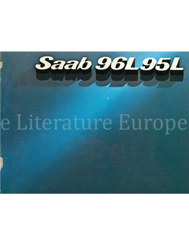 1977 SAAB 95L 96L V4 BROCHURE DUTCH