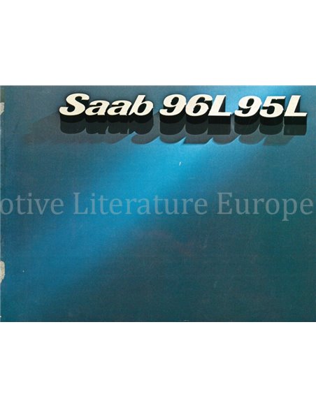 1977 SAAB 95L 96L V4 BROCHURE DUTCH