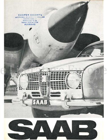 1967 SAAB SAFETY PROSPEKT ENGLISCH