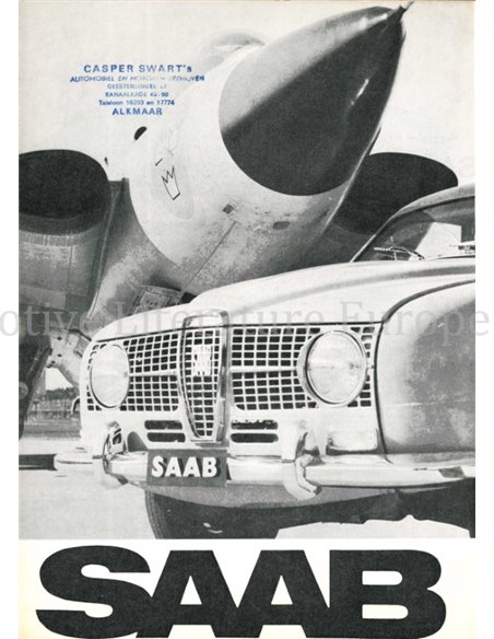 1966 SAAB SAFETY BROCHURE ENGELS
