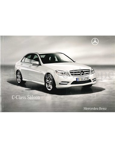 2010 MERCEDES BENZ C KLASSE SEDAN BROCHURE THAIS