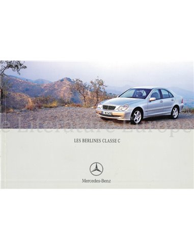 2002 MERCEDES BENZ C KLASSE SEDAN BROCHURE FRANS