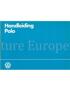 1983 VOLKSWAGEN POLO OWNERS MANUAL DUTCH