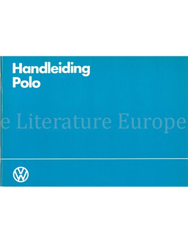 1983 VOLKSWAGEN POLO OWNERS MANUAL DUTCH