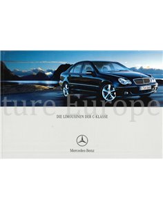 2004 MERCEDES BENZ C CLASS SALOON BROCHURE GERMAN