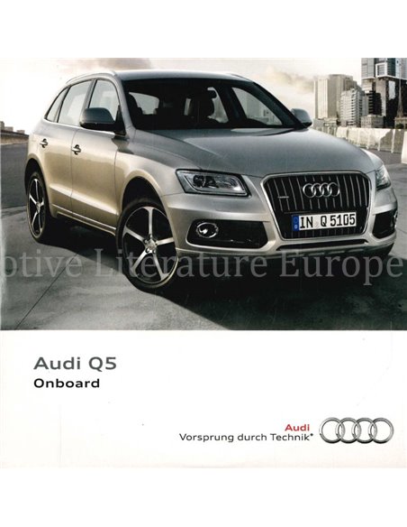 2012 AUDI Q5 OWNERS MANUAL (ONBOARD) MULTILINGUAL