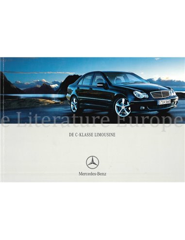 2006 MERCEDES BENZ C CLASS SALOON BROCHURE DUTCH