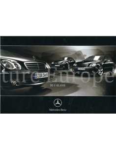 2004 MERCEDES BENZ C KLASSE PROSPEKT NIEDERLÄNDISCH