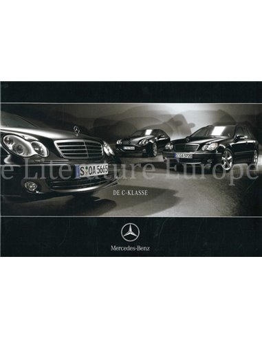 2004 MERCEDES BENZ C KLASSE PROSPEKT NIEDERLÄNDISCH