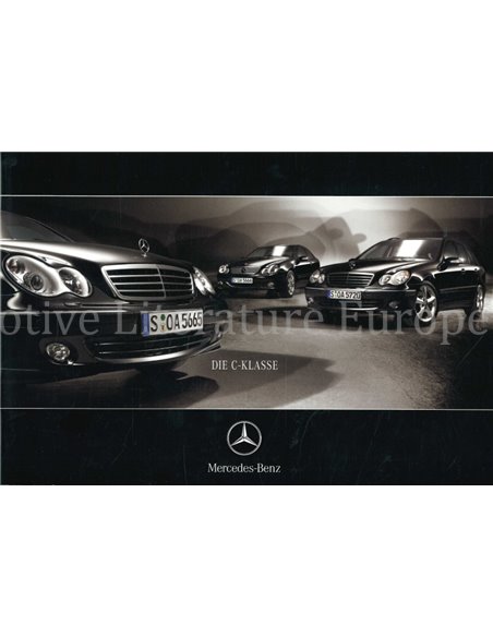 2004 MERCEDES BENZ C KLASSE BROCHURE DUITS
