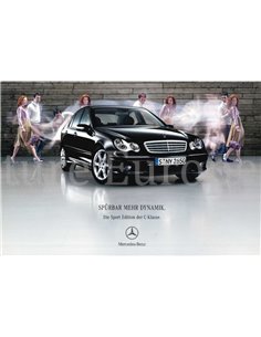 2005 MERCEDES BENZ C CLASS SPORT EDITION BROCHURE GERMAN