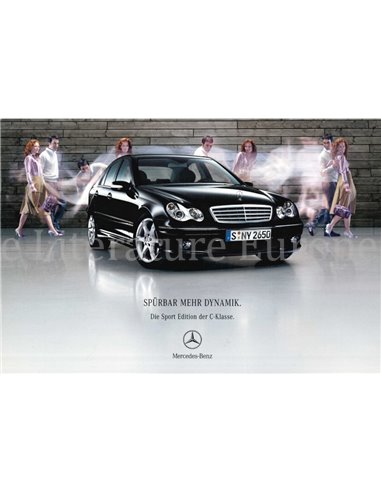 2005 MERCEDES BENZ C KLASSE PROSPEKT DEUTSCH