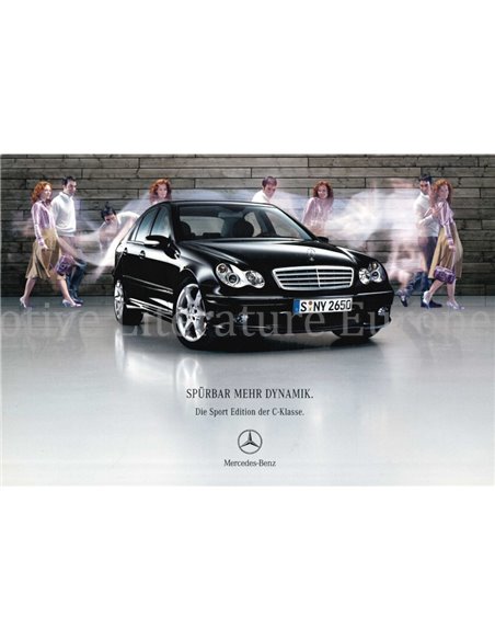 2005 MERCEDES BENZ C CLASS SPORT EDITION BROCHURE GERMAN