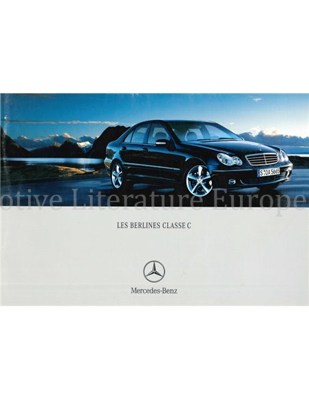 2004 MERCEDES BENZ C KLASSE SEDAN BROCHURE FRANS