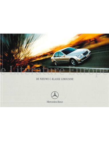 2001 MERCEDES BENZ C CLASS SALOON BROCHURE DUTCH