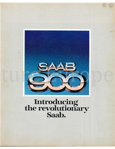 1979 SAAB 900 BROCHURE ENGLISH