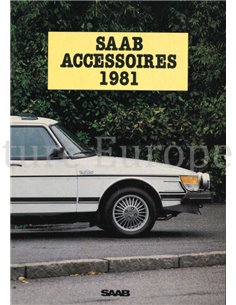 1981 SAAB ZUBEHÖR PROSPEKT NIEDERLÄNDISCH