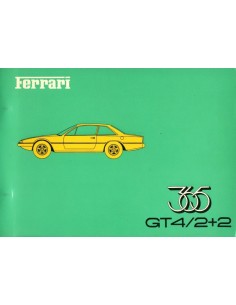 1973 FERRARI 365GT4 2+2 ONDERDELENHANDBOEK 78/73