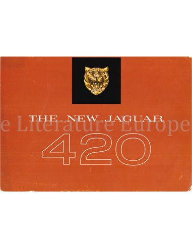 1967 JAGUAR 420 BROCHURE ENGLISH