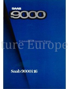 1985 SAAB 9000I 16 PROSPEKT DEUTSCH