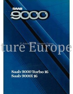 1987 SAAB 9000 BROCHURE FRANS