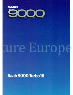 1984 SAAB 9000 BROCHURE NEDERLANDS