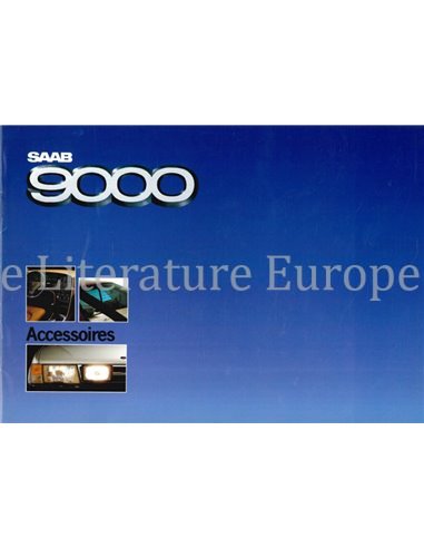 1985 SAAB 9000 ACCESSOIRIES BROCHURE DUTCH