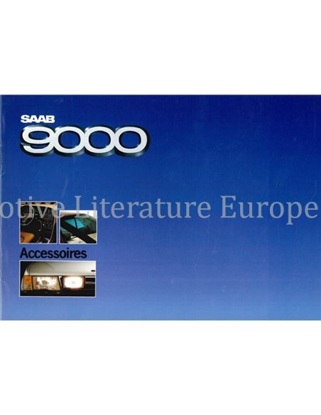 1985 SAAB 9000 ACCESSOIRIES BROCHURE DUTCH
