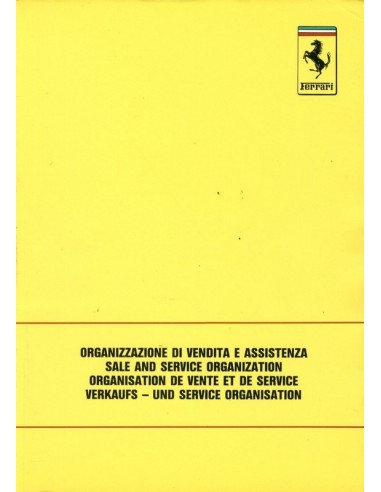 1990 VERKOOP & SERIVCE ORGANISATIE INSTRUCTIEBOEKJE 605/90