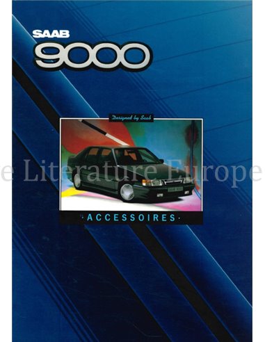 1986 SAAB 9000 ACCESSOIRES BROCHURE NEDERLANDS