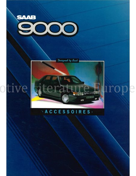 1986 SAAB 9000 ACCESSOIRES BROCHURE NEDERLANDS