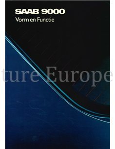 1989 SAAB 9000 BROCHURE DUTCH