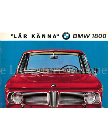 1966 BMW 1800 BROCHURE ZWEEDS