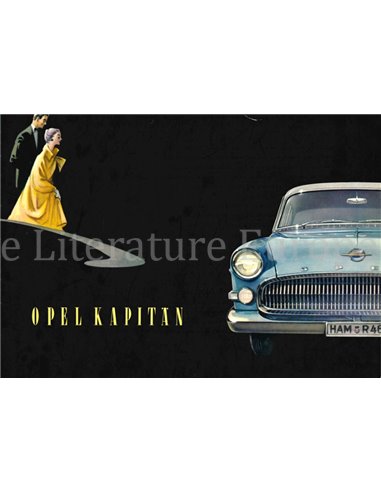 1957 OPEL KAPITÄN BROCHURE SWEDISCH