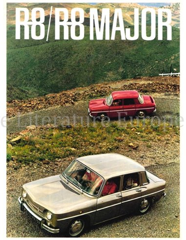 1965 RENAULT R8 BROCHURE FRANS