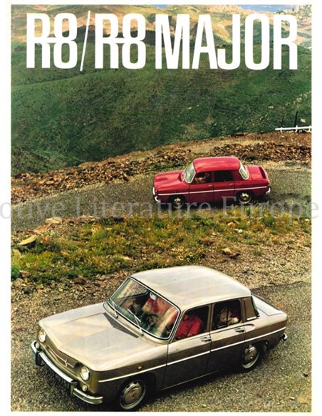 1965 RENAULT R8 BROCHURE FRENCH