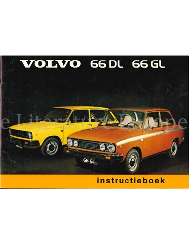 1976 VOLVO 66 OWNERS MANUAL DUTCH